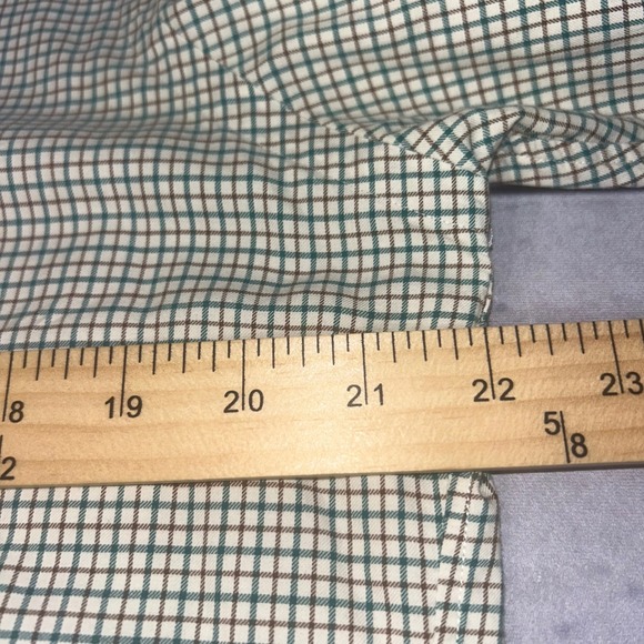 Ralph Lauren Button Down Shirt Mens Medium Plaid Long Sleeve Casual Oxford - Picture 9 of 12